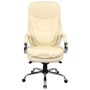 Офісне крісло Аклас Валенсія Soft CH MB Бежевий (Шкіра LC-F) (00161473)