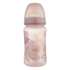 Пляшечка для годування Canpol babies Easystart GOLD 240 мл антикол. з широким отвором, рожева (35/240_pin)