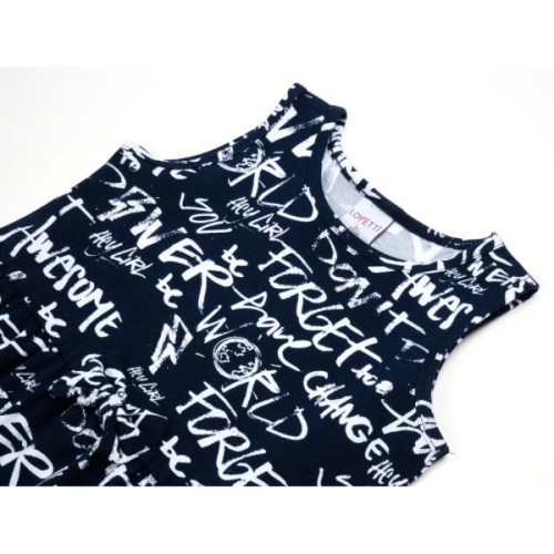 Плаття дитяче Lovetti трикотажне (5758-58-128G-blue)