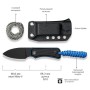 Ніж Civivi Baby Banter Fixed Blade, Black G10, Darkwash (C23045-1)