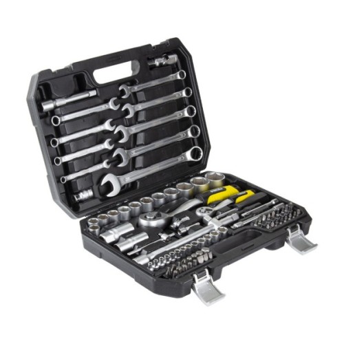 Набір інструментів Sigma насадок торцевих та біт 1/4", 1/2" 82шт CrV mid (6001551)