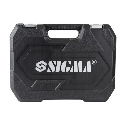 Набір інструментів Sigma насадок торцевих та біт 1/4", 1/2" 82шт CrV mid (6001551)