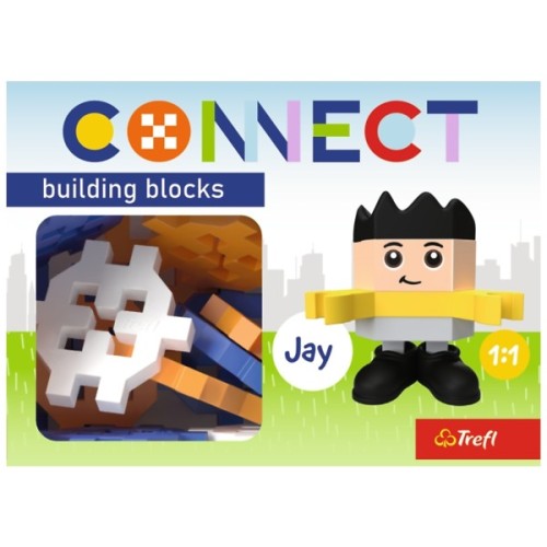 Конструктор Trefl Connect з ігровою фігуркою Jay 35 деталей (5900511620061)