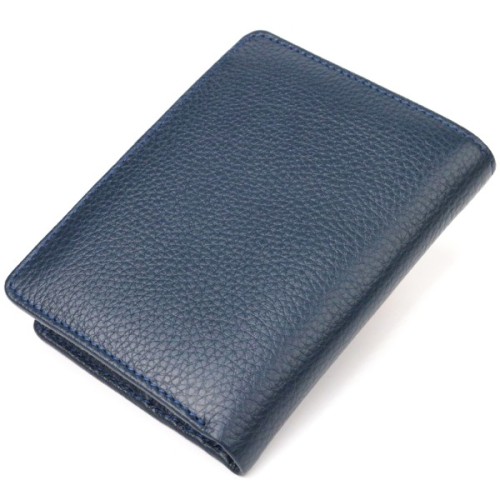 Гаманець Canpellini З натуральної шкіри Синій (21675)