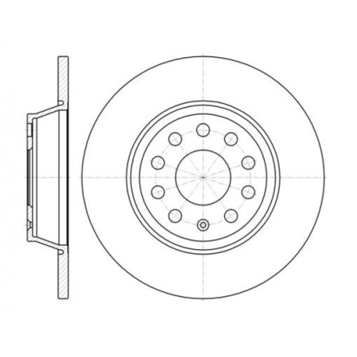 Гальмівний диск REMSA 6973.00