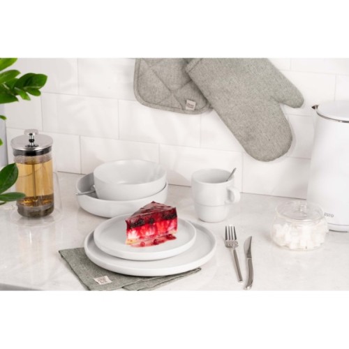 Тарілка Ardesto Trento Dessert 20,5 см White (AR2920TW)