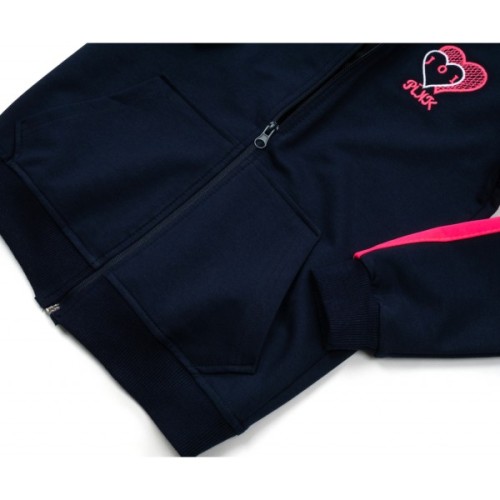 Спортивний костюм дитячий Joi з серцем (S-703-134G-blue)