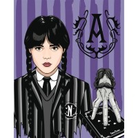 Картина по номерам Santi Wednesday. Thing part of the family 40x50 см (954417)