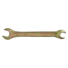 Ключ Sigma ріжковий 8x10мм жовтий цинк (6025101)