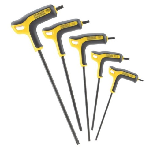 Ключ Stanley FATMAX торцевий TORX, з гумовою ручкою, 5 шт: (FMHT0-69048)
