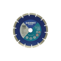 Диск пильний Зеніт "ПРОФІ" алмазний сегментний 180x10 мм (16110180)