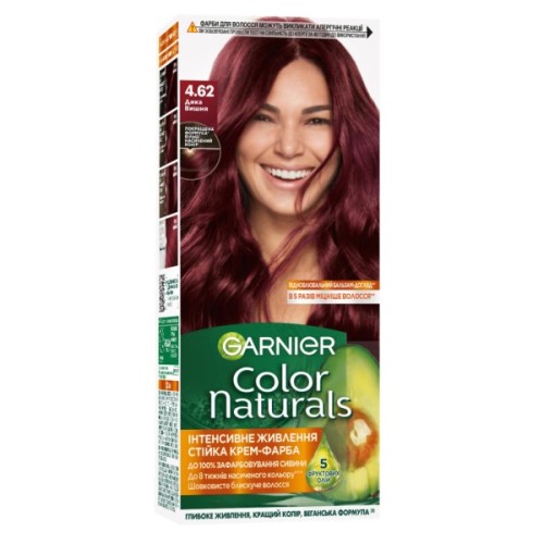Фарба для волосся Garnier Color Naturals 4.62 Дика вишня (3600540677006/3600542591775)