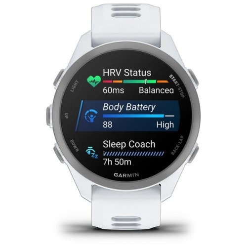 Смарт-годинник Garmin Forerunner 170 Music, GPS, WiFi, Whitestone/Cloud Blue, GPS смарт-годинник (010-03920-11)