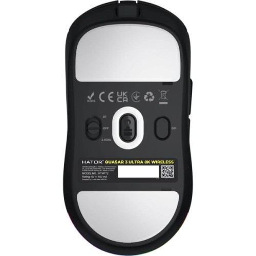 Мишка Hator Quasar 3 Ultra 8K Wireless Black Edition (HTM772)