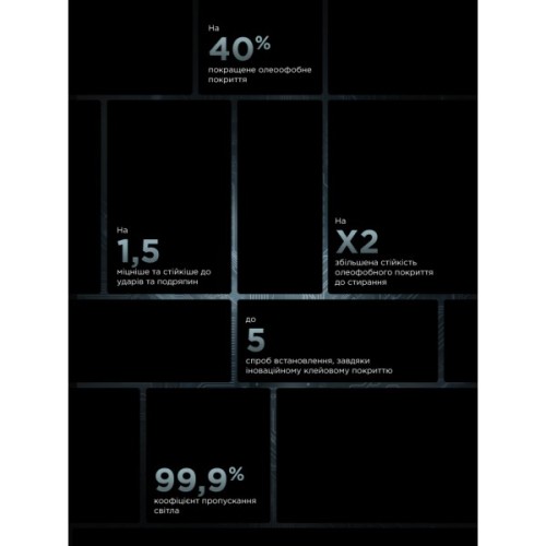 Скло захисне Armorstandart Infinity Black Icon 2.75D Apple iPhone 18 Pro (ARM91944)
