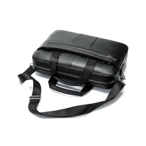 Сумка Vintage Шкіряна Чорна (14794)