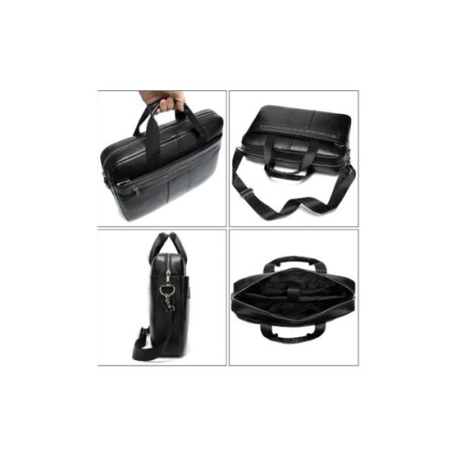 Сумка Vintage Шкіряна Чорна (14794)