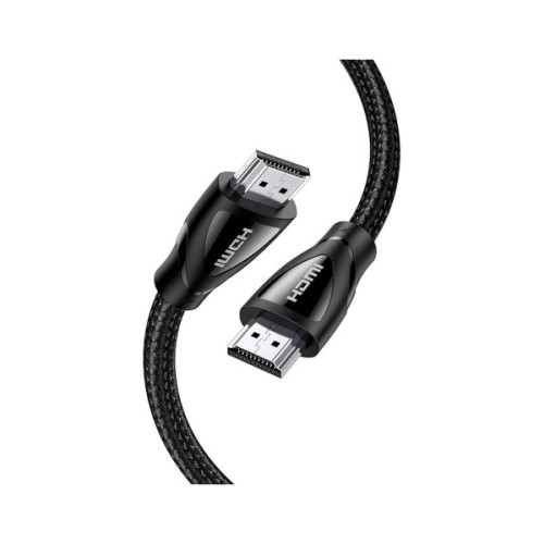 Кабель мультимедійний HDMI M to HDMI M 5.0m braided HD140 black Ugreen (80405)