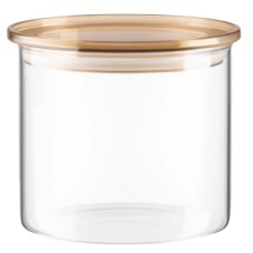 Банка Ardesto Fresh 500 мл, скло, пластик, прозорий (AR1305SFM)
