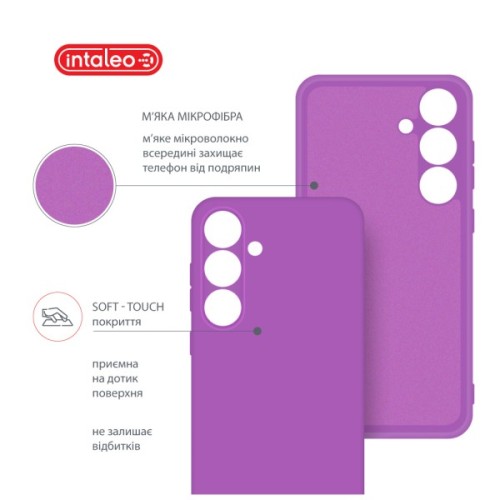 Чохол до мобільного телефона Intaleo Silicone Samsung Galaxy S24 Plus Violet (1283126600371)