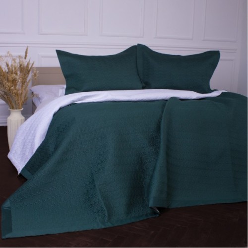 Покривало MirSon набір Imperial Green Line покривало 150х210 см + наволочки 50х70 см х 2 шт (2200007177950)