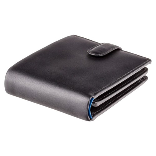 Гаманець Visconti PM102 Leonardo з RFID Black Blue (PM102 BLK/BLUE)