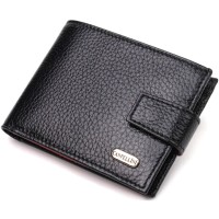 Портмоне Canpellini З натуральної шкіри Чорне (21749)