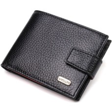 Портмоне Canpellini З натуральної шкіри Чорне (21749)
