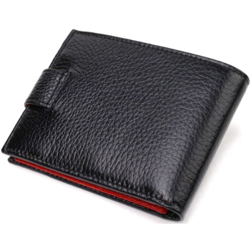 Портмоне Canpellini З натуральної шкіри Чорне (21749)