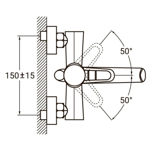 Змішувач AQUATICA HK-2C130C