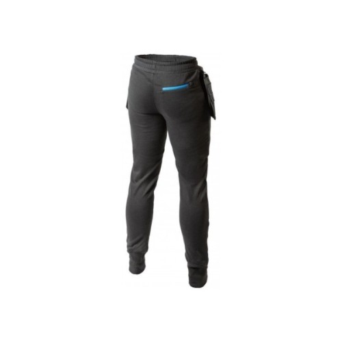 Штани робочі Hoegert TREBEL HT5K902-XL з кишенями 65% бавовна/35% поліестер чорні, XL (54) (HT5K902-XL)