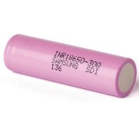 Акумулятор 18650 3000mAh 15A, 4.2/3.6/2.5V, PINK Samsung (INR18650-30Q / 17469)