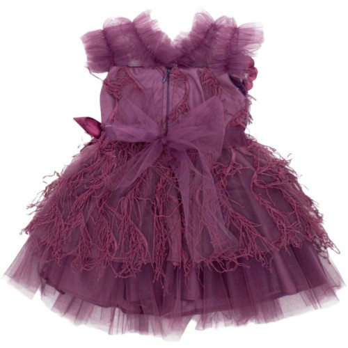 Плаття дитяче Tivido святковий з прикрасами (2136-110G-violet)