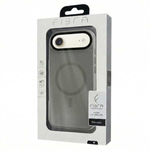Чохол до мобільного телефона BeCover FIBRA ArcLine MagSafe Apple iPhone 17 Air Gray (715377)