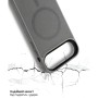 Чохол до мобільного телефона BeCover FIBRA ArcLine MagSafe Apple iPhone 17 Air Gray (715377)
