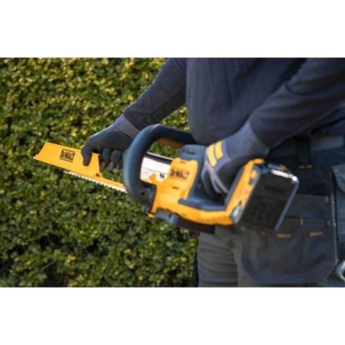 Кущоріз DeWALT акумуляторний, 18V, ніж 55 см, до 19 мм, 5Ah (DCMHT562P1)