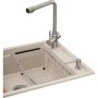 Мийка кухонна GRANADO Optimal Estella terra (+ змішувач Badalona LUX inox + дозатор Redondo inox + кошик+дошка) (ksg0203)
