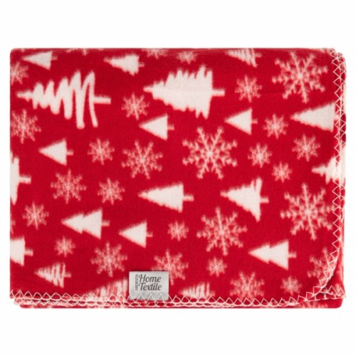 Плед Ardesto Christmas Fleece 130x160см, 100% поліестер, засніжені ялинки (ART0715PB)