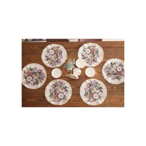 Серветка на стіл Прованс гобеленова кругла Alicia D-35 (026073)