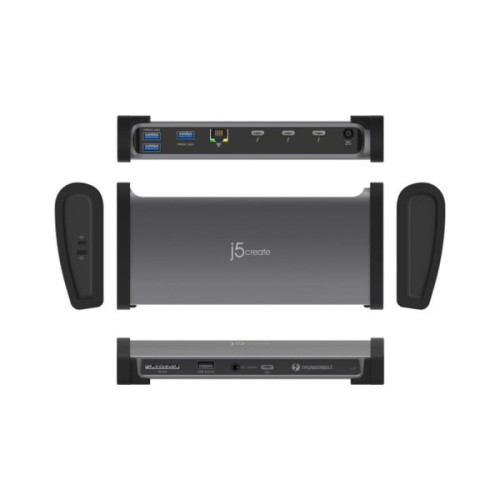 Порт-реплікатор J5create Dock-Station USB-C 11-in-1 (Thunderbolt/PD/картридер/USB-A/USB-C) (JTD562-EN)