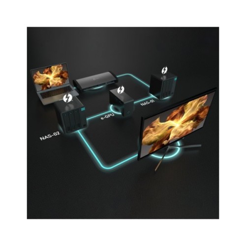 Порт-реплікатор J5create Dock-Station USB-C 11-in-1 (Thunderbolt/PD/картридер/USB-A/USB-C) (JTD562-EN)