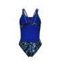 Купальник Arena Rockin Swimsuit Swim Tech Mult 008159-889 чорний, синій, фіолетовий 40 (3468337406525)