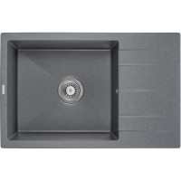 Мийка кухонна GRANADO NAVIA grafito з сифоном (775*495mm.) (gr3809)