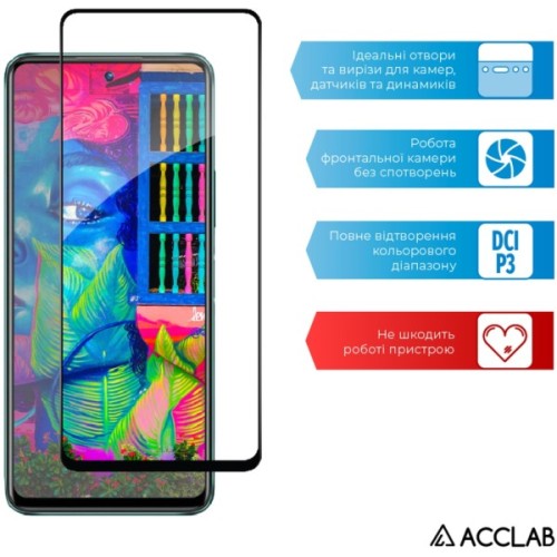 Скло захисне ACCLAB Full Glue Infinix Hot 11s Black (1283126529542)
