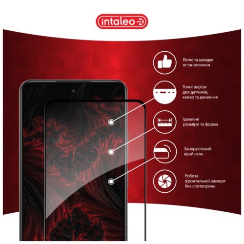 Скло захисне Intaleo Full Glue Realme C75 Black (1283126608186)
