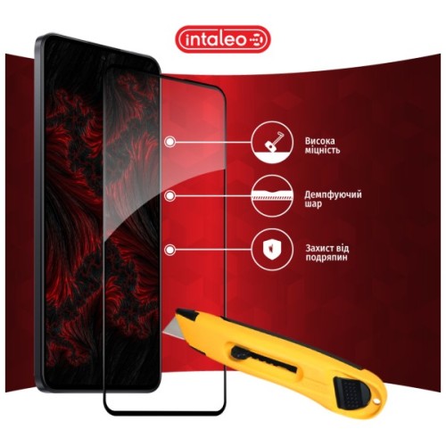 Скло захисне Intaleo Full Glue Realme C75 Black (1283126608186)