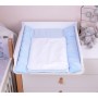 Пеленальний матрацик Верес Velour Medium blue 50х70 см (429.05)