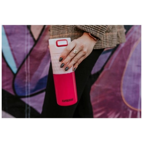 Термокружка Kambukka Etna Grip 500 мл рожево-малиновий (11-01048)