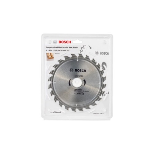 Диск пильний Bosch optiline Eco, 190x30мм, 24T (2.608.644.376)