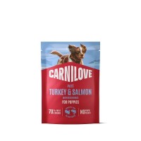 Консерви для собак Carnilove Turkey & Salmon with Blueberries Puppies 300 г (8595602583706)